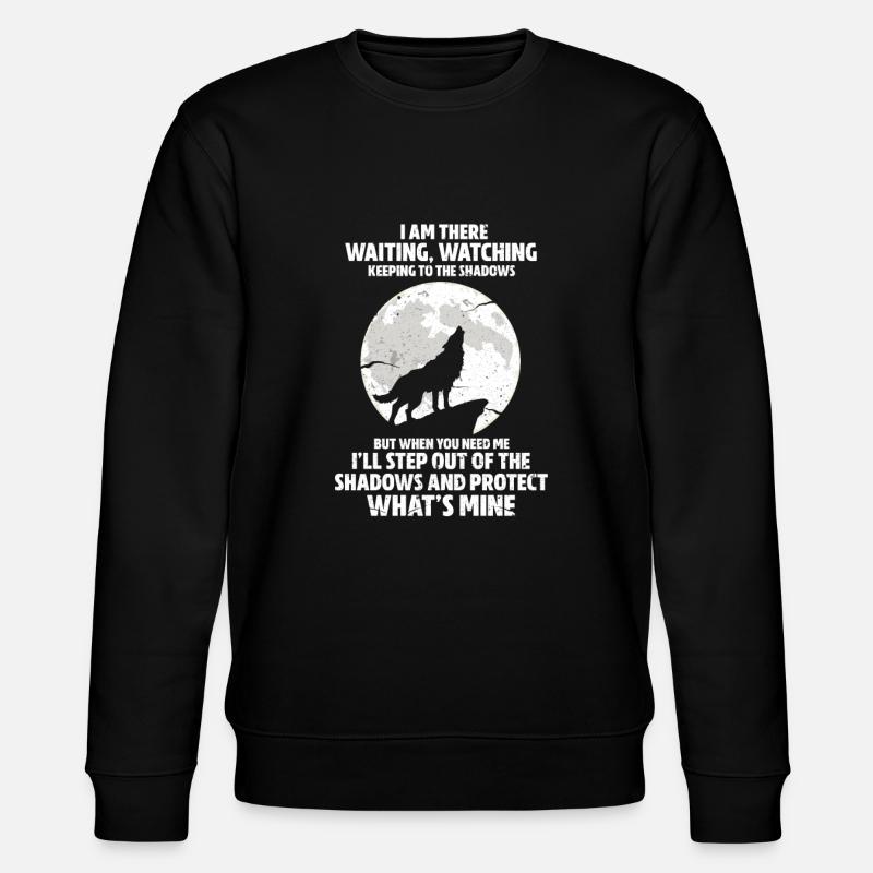 wolf - Stanley/Stella CHANGER Unisex Organic Sweatshirt - black