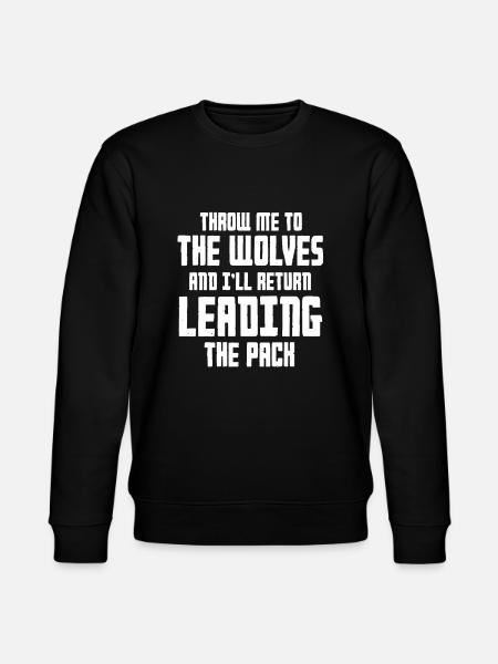 Wolfpack - Stanley/Stella CHANGER Unisex Organic Sweatshirt - black