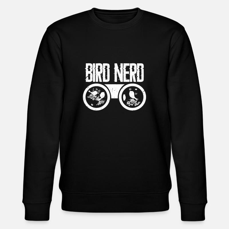 Vögel Beobachten - Stanley/Stella Unisex Bio-Sweatshirt CHANGER  - Schwarz
