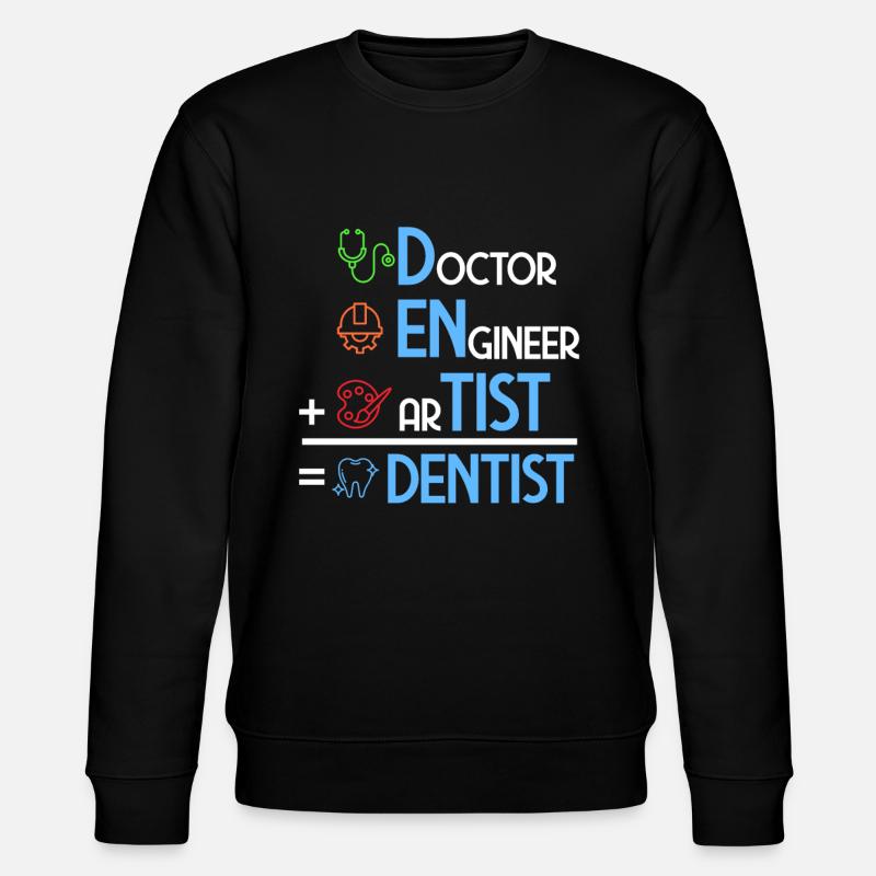 dentiste - Sweat bio CHANGER Stanley/Stella Unisexe - noir
