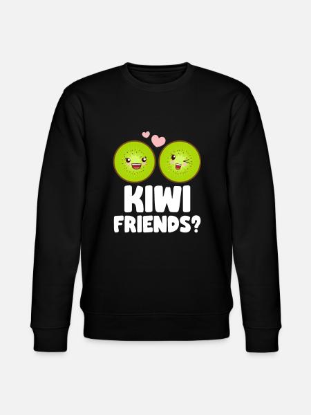 Kiwi Freunde - Stanley/Stella Unisex Bio-Sweatshirt CHANGER  - Schwarz