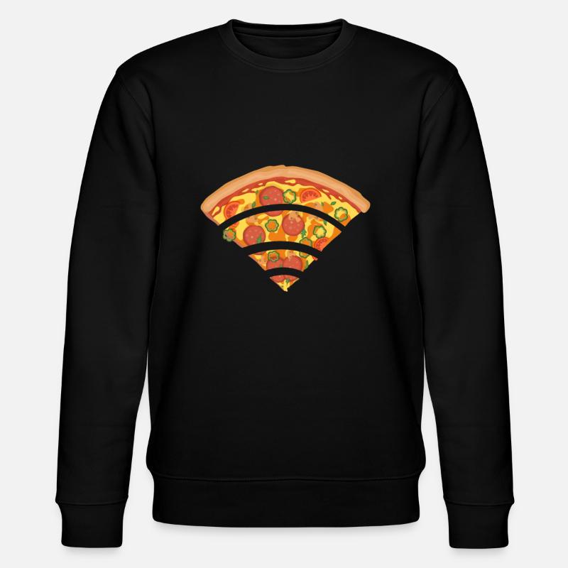 Pizza Wlan Wifi - Sweat bio CHANGER Stanley/Stella Unisexe - noir
