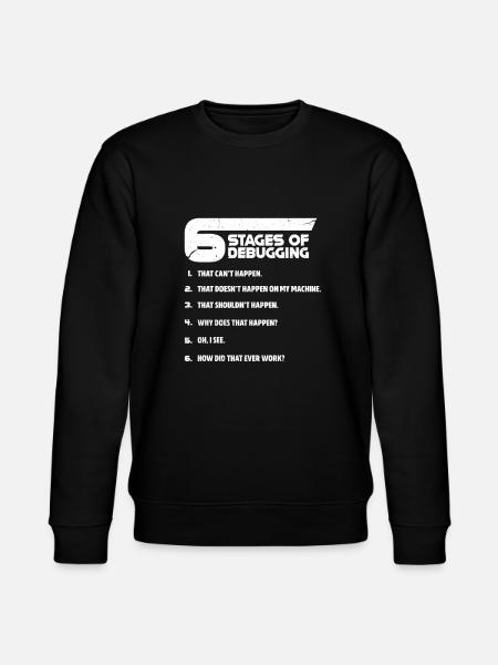 Programmierer Programmieren Fehlerbehebung Coder - Stanley/Stella Unisex Bio-Sweatshirt CHANGER - Schwarz