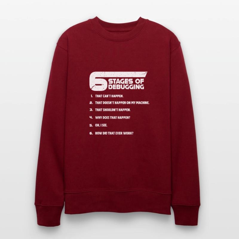 Programmierer Programmieren Fehlerbehebung Coder Stanley/Stella Unisex Bio-Sweatshirt CHANGER 