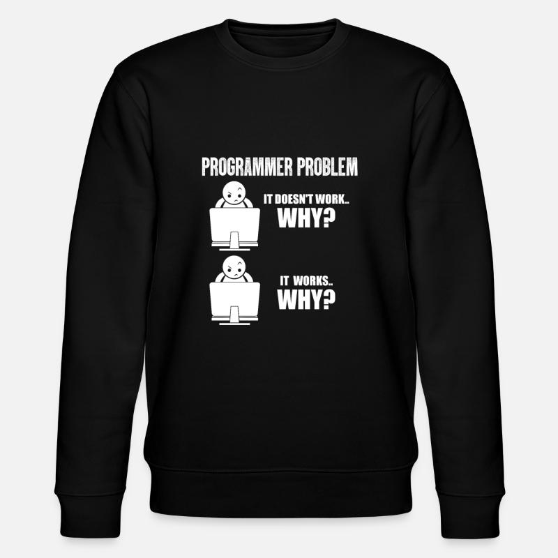 programmer - Stanley/Stella CHANGER Unisex Organic Sweatshirt - black