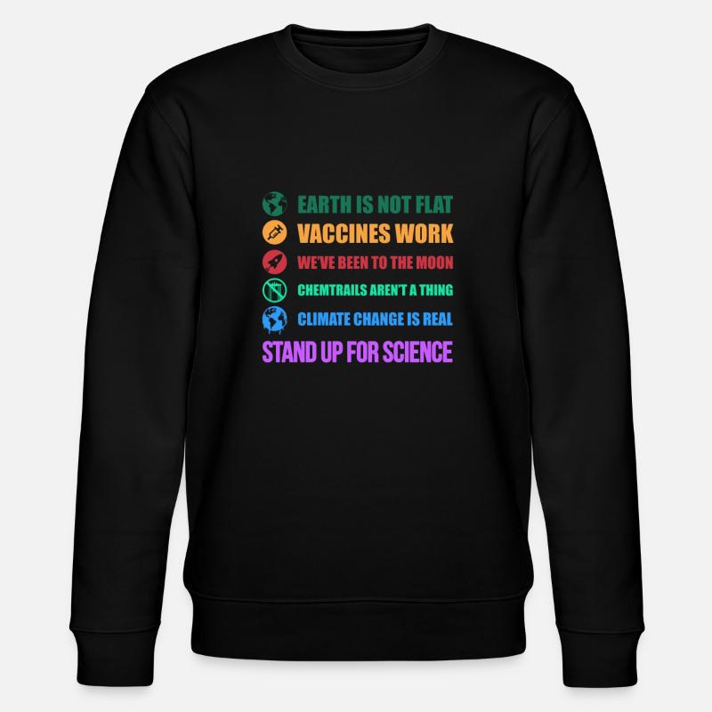 Scientifique scientifique nerd chimie cadeau - Sweat bio CHANGER Stanley/Stella Unisexe - noir