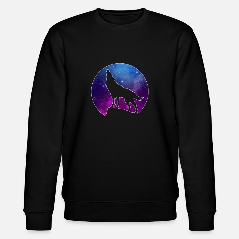 Wolf - Stanley/Stella CHANGER Unisex Organic Sweatshirt - black