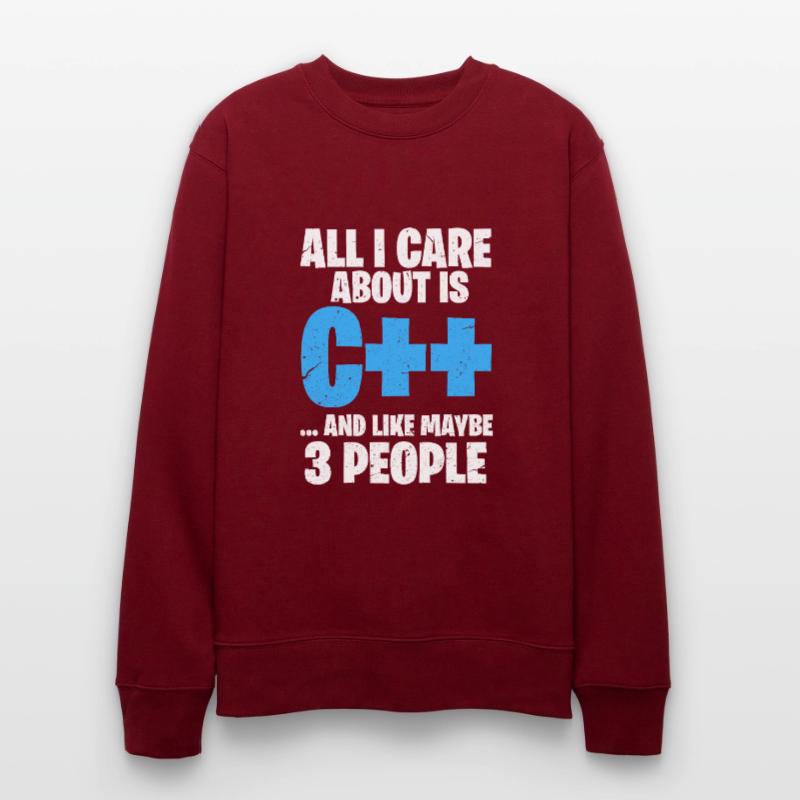 Programmer C ++ Code Coder Programming Stanley/Stella CHANGER Unisex Organic Sweatshirt