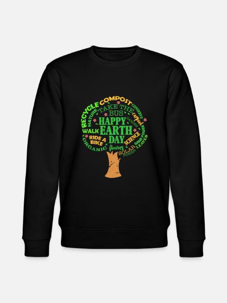 Earth Day - Stanley/Stella CHANGER Unisex Organic Sweatshirt - black