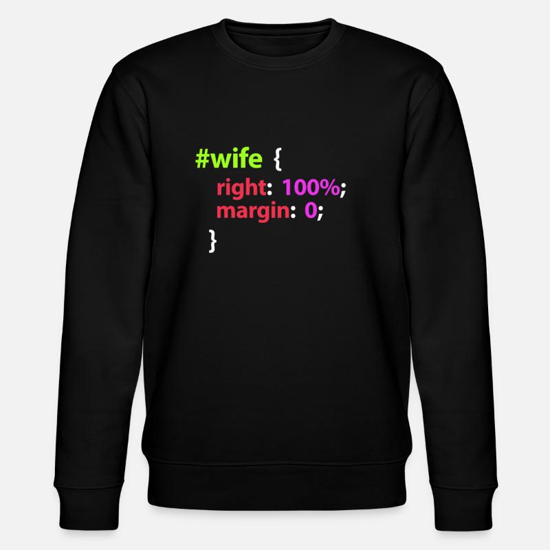 programmeur - Sweat bio CHANGER Stanley/Stella Unisexe - noir