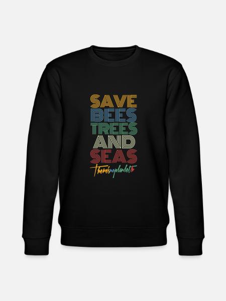 climate Change - Stanley/Stella CHANGER Unisex Organic Sweatshirt - black