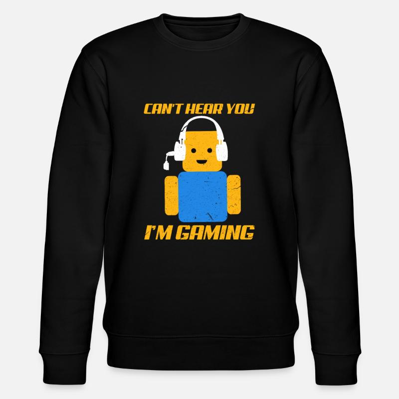 Gaming Roblox - Stanley/Stella Unisex Bio-Sweatshirt CHANGER  - Schwarz