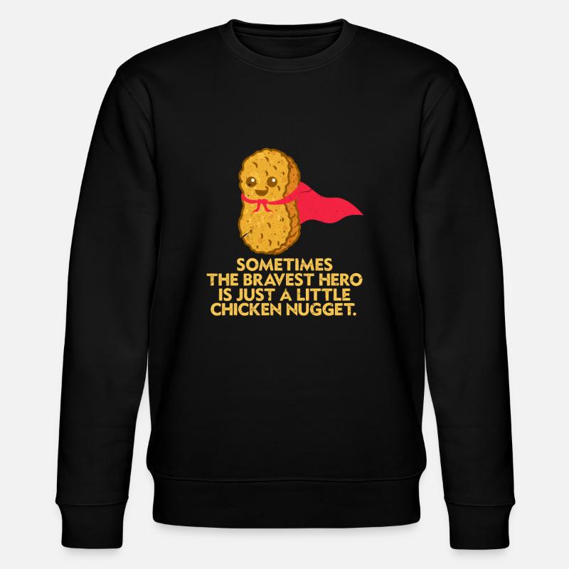 Pépites de poulet - Sweat bio CHANGER Stanley/Stella Unisexe - noir