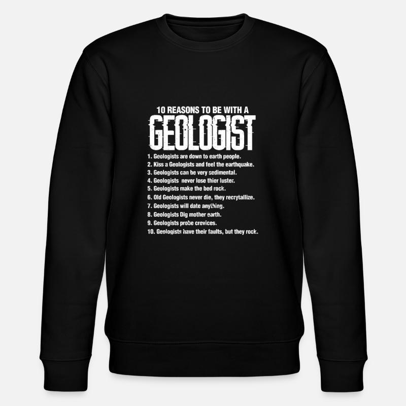 geologist - Stanley/Stella CHANGER Unisex Organic Sweatshirt - black