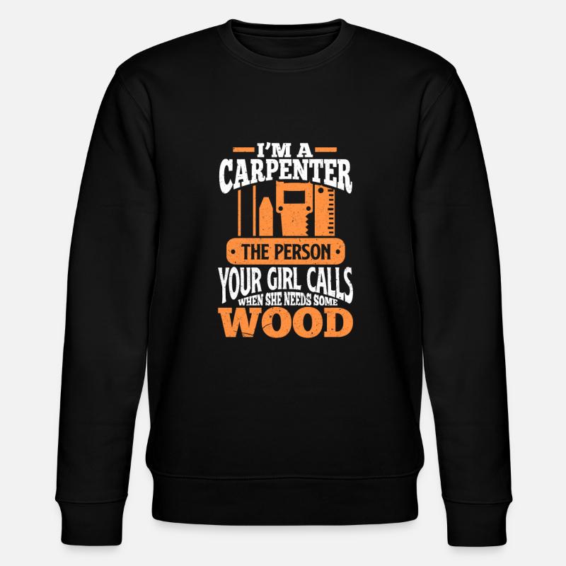 charpentier - Sweat bio CHANGER Stanley/Stella Unisexe - noir