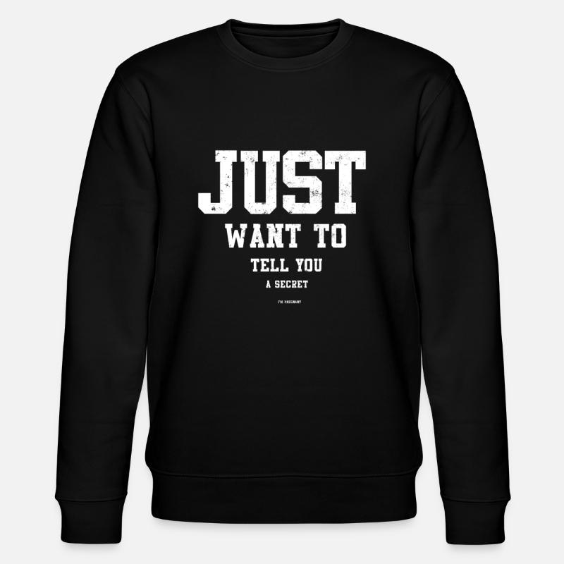 Enceinte - Sweat bio CHANGER Stanley/Stella Unisexe - noir