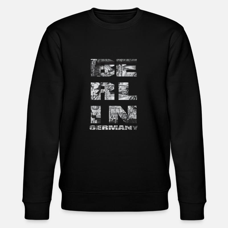 BERLIN graffiti - Stanley/Stella CHANGER Unisex Organic Sweatshirt - black