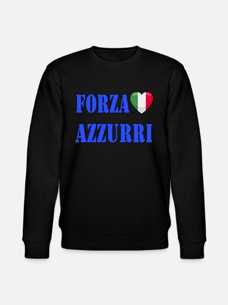 Forza Azzurri Italy jersey - Stanley/Stella CHANGER Unisex Organic Sweatshirt - black