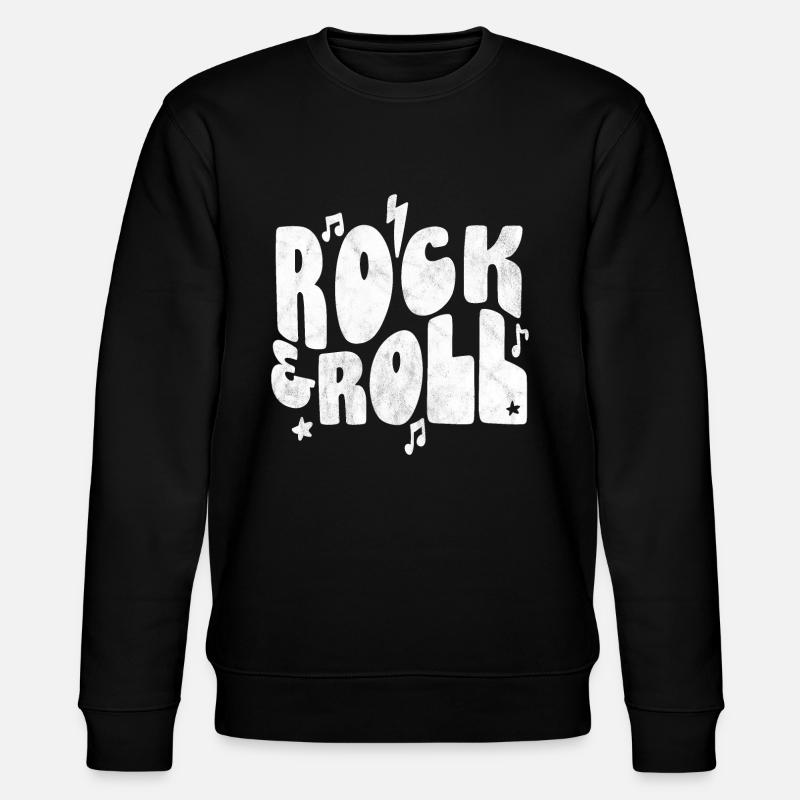 Rock 'n' Roll - Stanley/Stella Unisex Bio-Sweatshirt CHANGER  - Schwarz