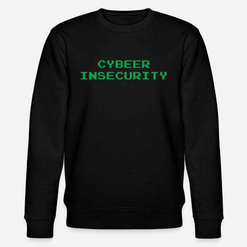 Cyber Insecurity - Stanley/Stella Unisex Bio-Sweatshirt CHANGER  - Schwarz