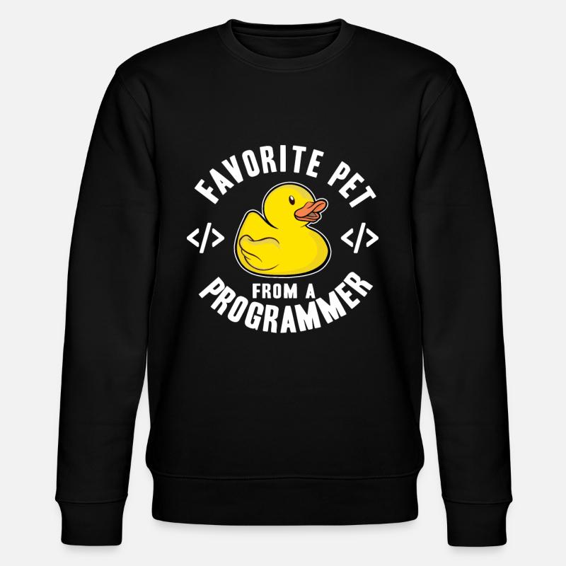 Programmeurs Canard Programmation Debugging Drôle - Sweat bio CHANGER Stanley/Stella Unisexe - noir