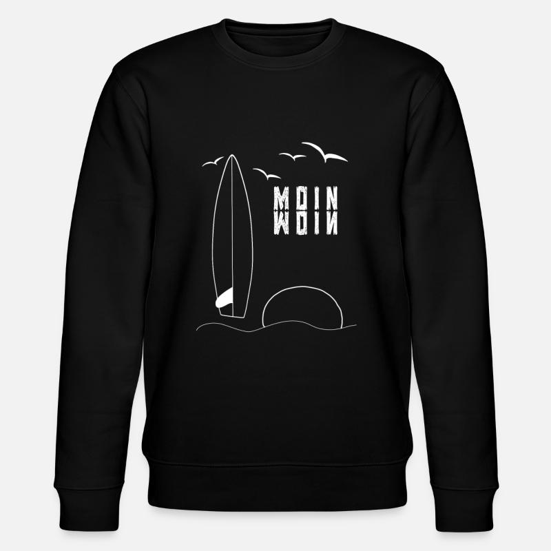 Moin Moin Surfboard - Stanley/Stella CHANGER Unisex Organic Sweatshirt - black