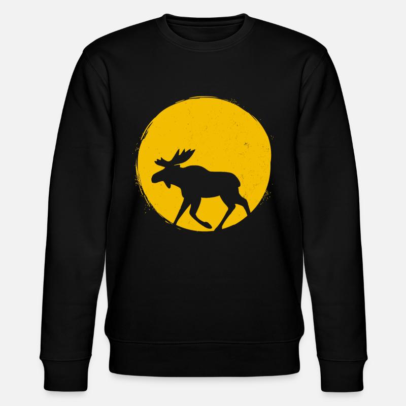 Suède Moose Silhouette Sun Gift - Sweat bio CHANGER Stanley/Stella Unisexe - noir