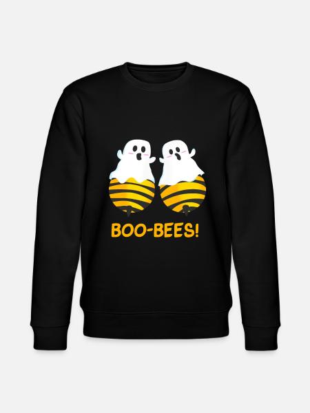 BOO-BEES! Bees or ghosts? - Stanley/Stella CHANGER Unisex Organic Sweatshirt - black