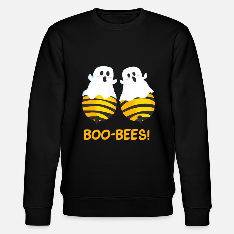 BOO-BEES! Bienen oder Gespenster? - Stanley/Stella Unisex Bio-Sweatshirt CHANGER  - Schwarz