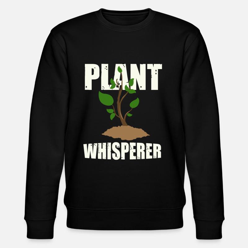 Pflanzenflüsterer - Stanley/Stella Unisex Bio-Sweatshirt CHANGER  - Schwarz