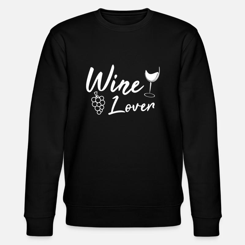 Amateur de vin - Sweat bio CHANGER Stanley/Stella Unisexe - noir