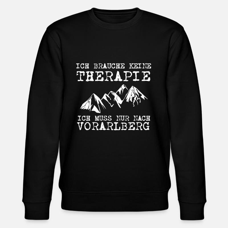Vorarlberg - Stanley/Stella Unisex Bio-Sweatshirt CHANGER  - Schwarz