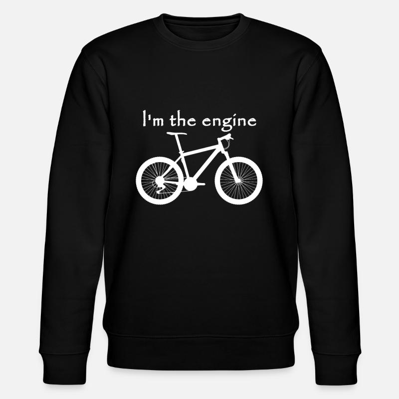 I'm the engine - Stanley/Stella CHANGER Unisex Organic Sweatshirt - black