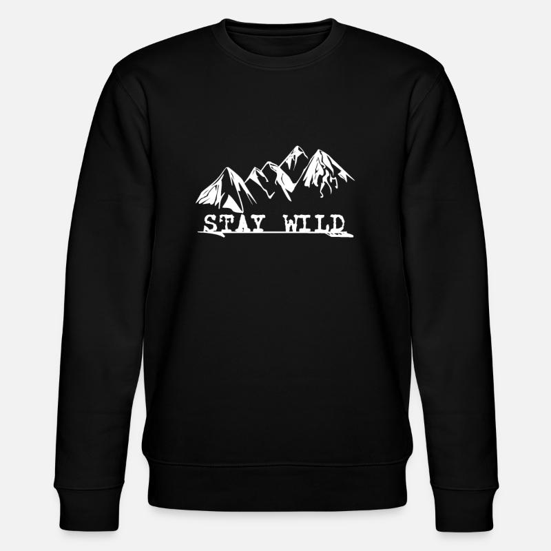 Reste sauvage - Sweat bio CHANGER Stanley/Stella Unisexe - noir