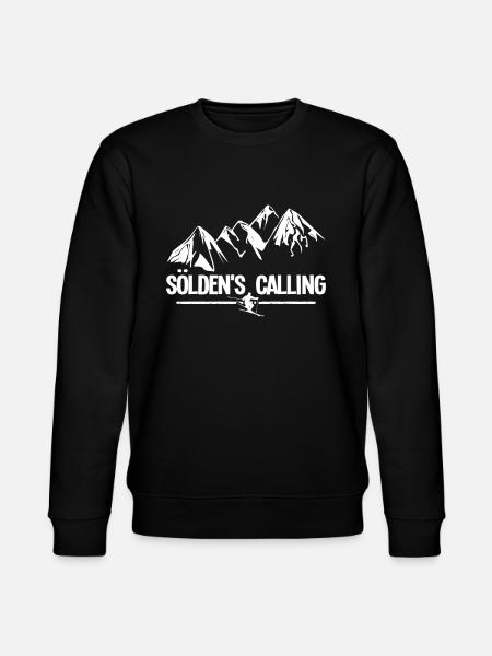 Sölden is Calling - Stanley/Stella Unisex Bio-Sweatshirt CHANGER - Schwarz