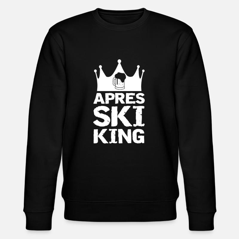 Apres Ski King - Stanley/Stella Unisex Bio-Sweatshirt CHANGER - Schwarz