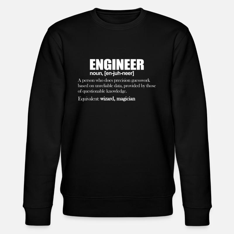 Engineer - Stanley/Stella CHANGER Unisex Organic Sweatshirt - black