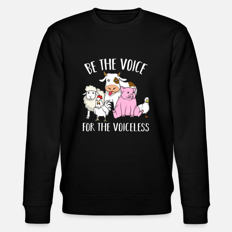 Animal Lover - Stanley/Stella Unisex Bio-Sweatshirt CHANGER  - Schwarz