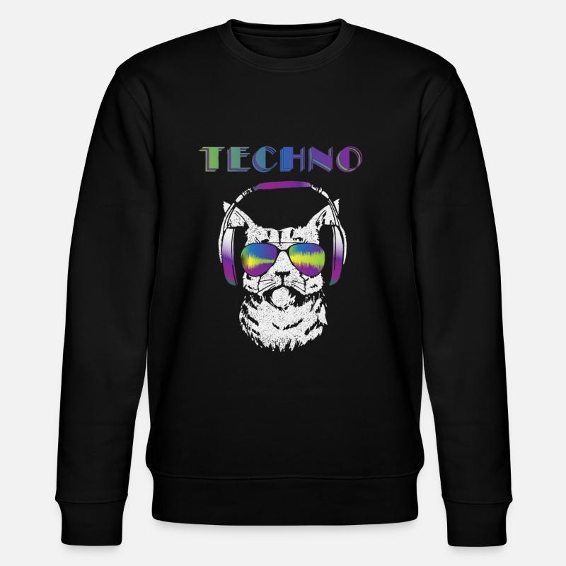 Techno - Stanley/Stella Unisex Bio-Sweatshirt CHANGER - Schwarz