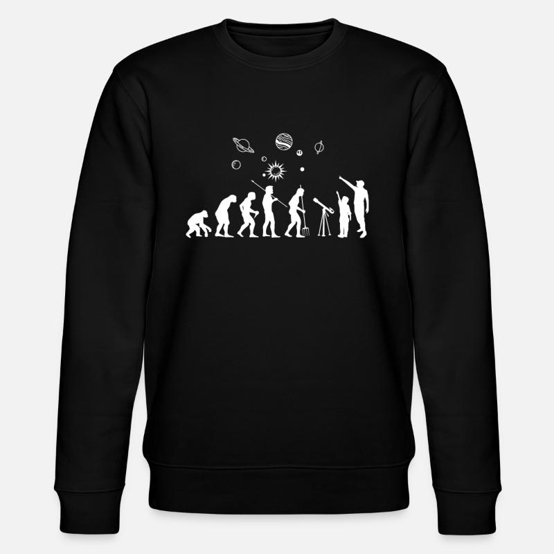 Jumelles Télescope Astrophysique Planète Evolution - Sweat bio CHANGER Stanley/Stella Unisexe - noir