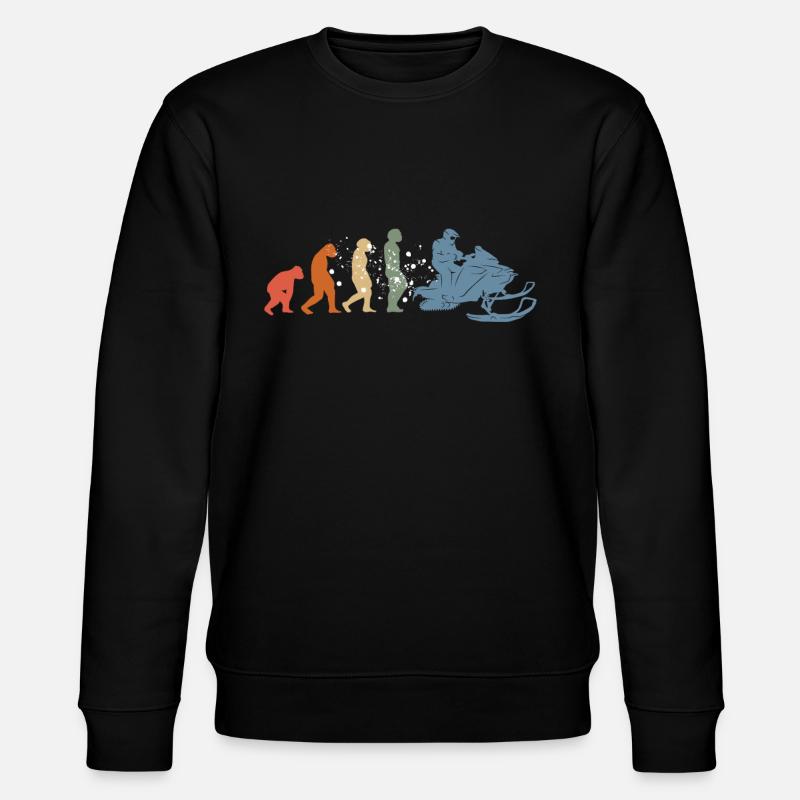Conducteur de motoneige Snowmobile Evolution - Sweat bio CHANGER Stanley/Stella Unisexe - noir