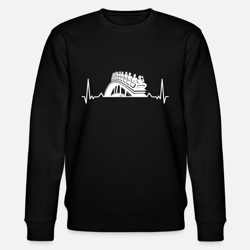 Freizeitpark Jahrmarkt Rummelplatz Kirmes - Stanley/Stella Unisex Bio-Sweatshirt CHANGER  - Schwarz