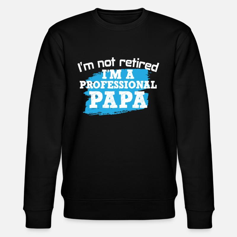 retraité - Sweat bio CHANGER Stanley/Stella Unisexe - noir