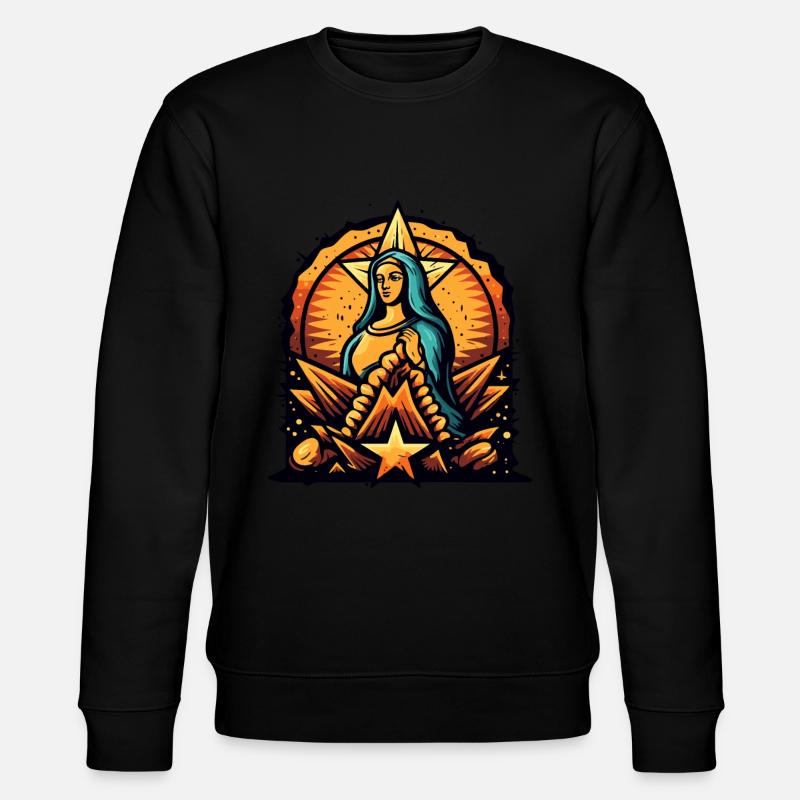 La Sainte Vierge des étoiles - Sweat bio CHANGER Stanley/Stella Unisexe - noir