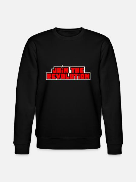 Join the revolution - Stanley/Stella CHANGER Unisex Organic Sweatshirt - black