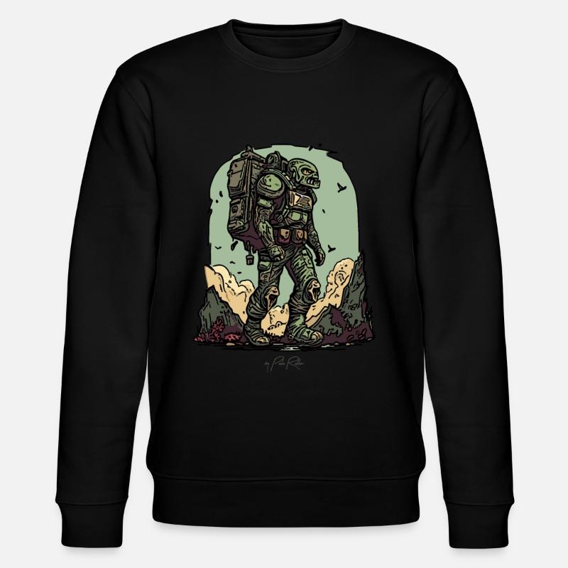 Mission on a distant planet - Stanley/Stella CHANGER Unisex Organic Sweatshirt - black