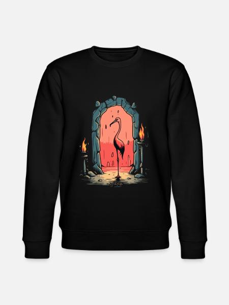 A Bird in the Dungeon - Stanley/Stella CHANGER Unisex Organic Sweatshirt - black