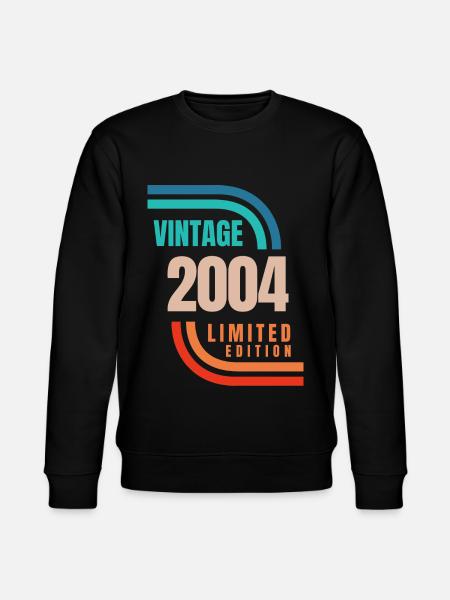 Édition limitée Millésime 2004 - Sweat bio CHANGER Stanley/Stella Unisexe - noir