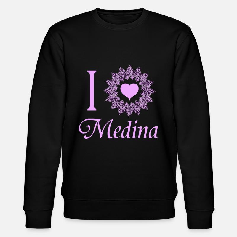 MEDINA, Umrah, Hadsch,Kaba,Mekka ,Pilgerreise - Stanley/Stella Unisex Bio-Sweatshirt CHANGER - Schwarz