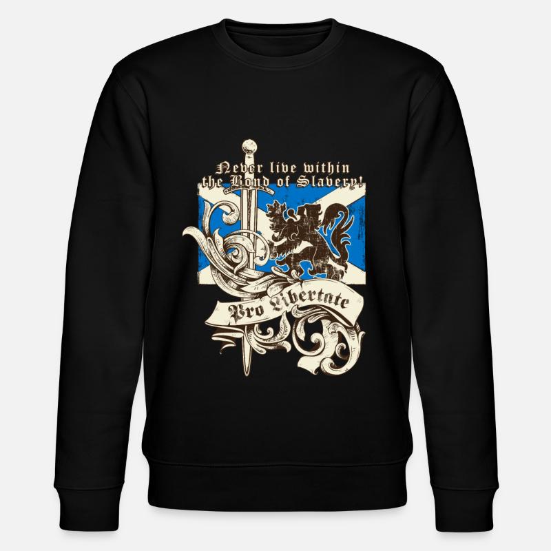 Pro Libertate - Pour la liberté - William Wallace - Sweat bio CHANGER Stanley/Stella Unisexe - noir